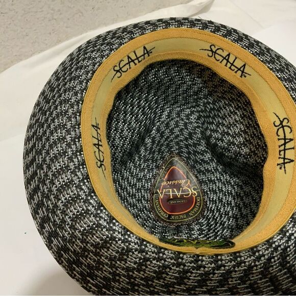 Scala Men's Dress Hats Hats Paper braid fedora size medium from Scala - Picture 5 of 12